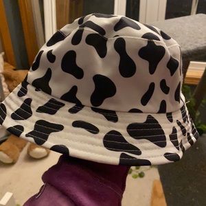 cow print bucket hat
